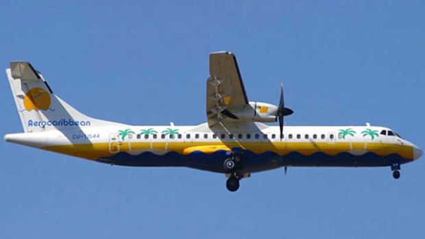 An ATR-72-212 twin turboprop aircraft flown by Cuban Aero Caribbean. Higher fuel costs are making turboprop aircraft a more attractive option for airlines.