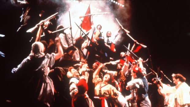Not yet the scenes of  Les Miserables, but the song of angry men is being heard  again around Europe.
