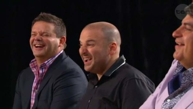 Happy judges ... MasterChef 2012