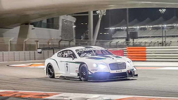 The modern-day Bentley Continental GT3 like those available for purchase.