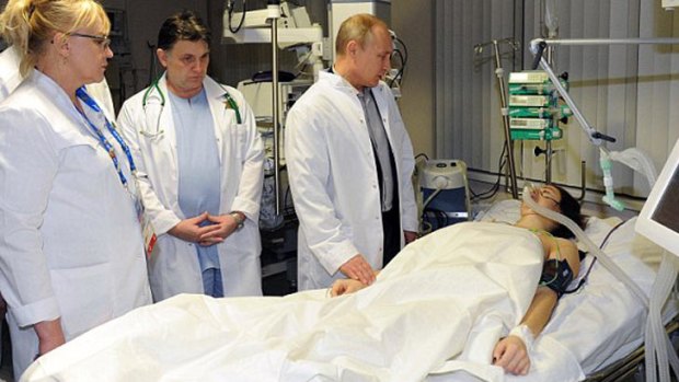 Maria Komissarova was visited by Russian President Vladimir Putin.