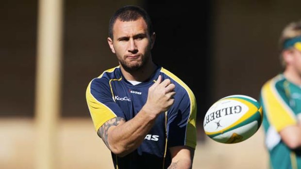 Sticking with rugby ... Quade Cooper.