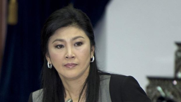 Victim of crude attacks: Thai Prime Minister Yingluck Shinawatra.