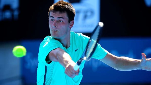 Moving on to his first ever ATP final ... Bernard Tomic.