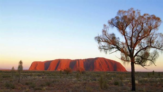 Rock challenge ... Virgin has taken on Qantas on the Sydney-Uluru route.