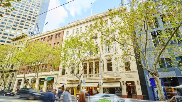 Interest from international retailers has prompted the club's decision to launch an on-market campaign for 85 Collins Street.