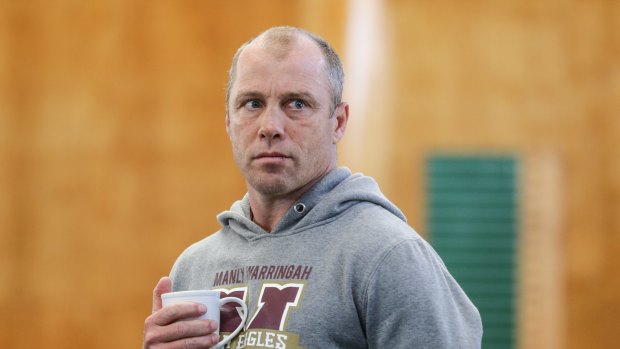 Brave face: Geoff Toovey played for the club for 14 seasons and coached them for four.