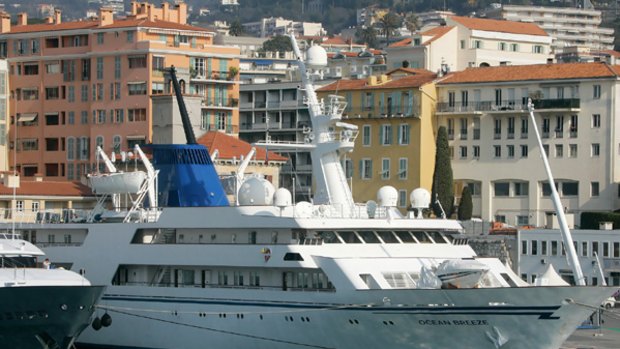 The Ocean Breeze in the French port of Nice this year.