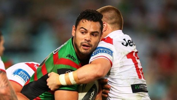 Fresh challenge: Ben Te'o could follow his Souths teammate Sam Burgess to rugby union next year.