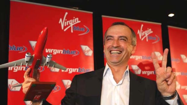 Flying colours ... Virgin Blue's new chief executive, John Borghetti.