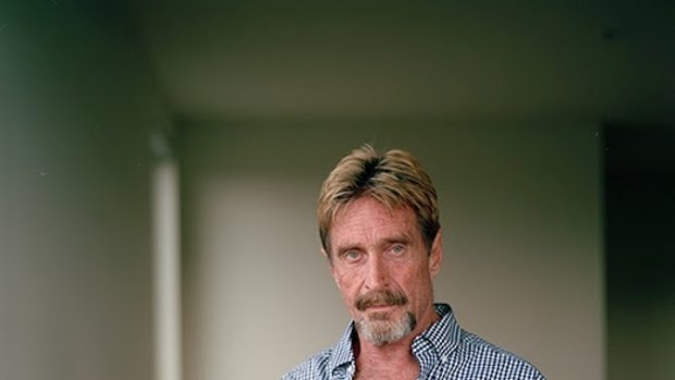 John McAfee was a speaker on the cruise. 