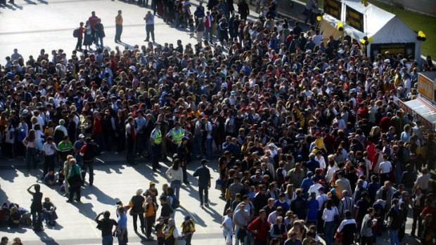 Fans may be forced to wait longer periods before entering AFL grounds.