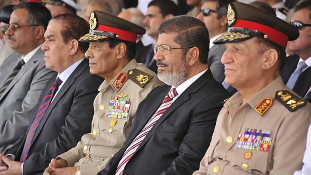 Battle for Authority: President Mohamed Morsi.