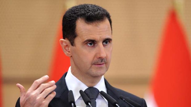 Staying put ... Syrian President Bashar al-Assad is refusing to bow to international pressure.