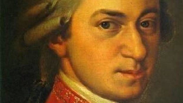 Pay up: Strands of Wolfgang Amadeus Mozart's hair are expected to fetch thousands of dollars at auction in London this week. 