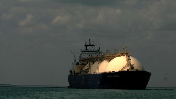 Bound for Japan: LNG from the Northern Territory.