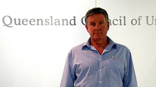 Looking ahead ... Queensland Council of Unions general secretary Ron Monaghan.