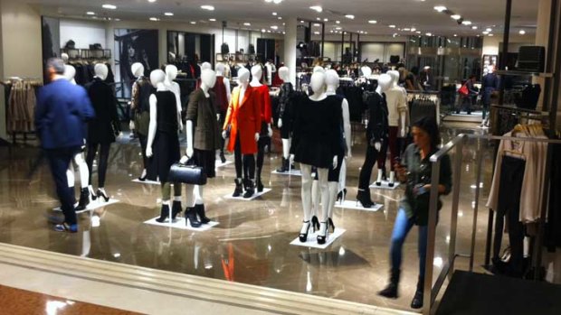 Zara's mecca to fashion in Milan - an Aussie shopper's dream. <i>Photo: Georgina Safe</i>