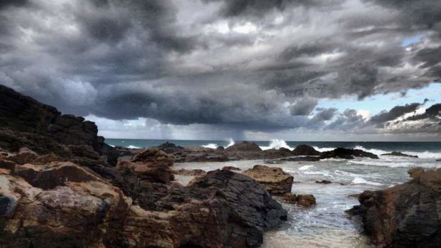 Grey clouds, Coolum Sunshine Coast, QLD.