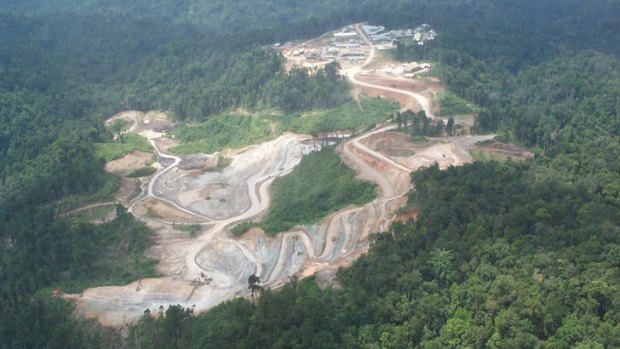 Newcrest's Gosowong goldmine in Indonesia. New rules mean Newcrest will have to sell down its stake.
