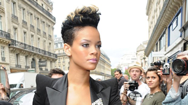 Speaking out ... Rihanna, pictured at Paris Fashion Week in October, has broken her silence over her assault by ex-boyfriend Chris Brown.