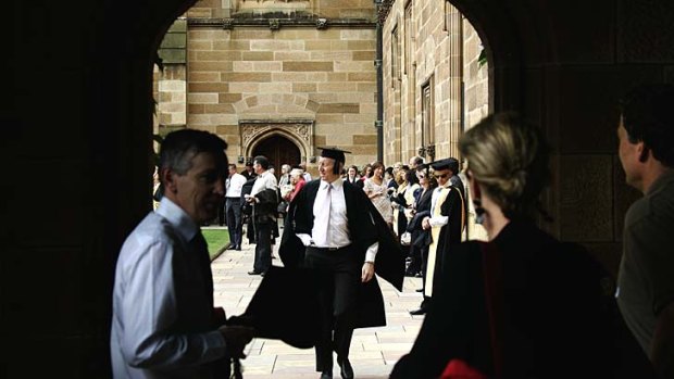 Younger rivals getting in on the act: The University of Sydney raised $80 million last year, a record for an Australian university.