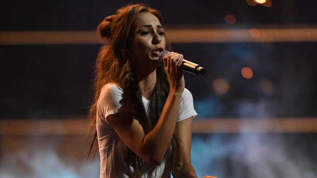 ARIA winner: Amy Shark performs during the 31st ARIA Awards at The Star, in Sydney.