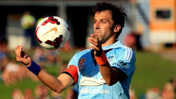 Eyes on the prize: Sydney FC's Alessandro Del Piero.