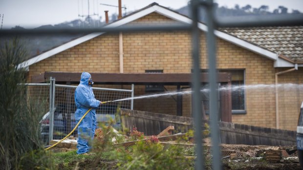 The government is proposing to allow duel occupancies to be located on some of the blocks formerly occupied by Mr Fluffy asbestos contaminated homes.