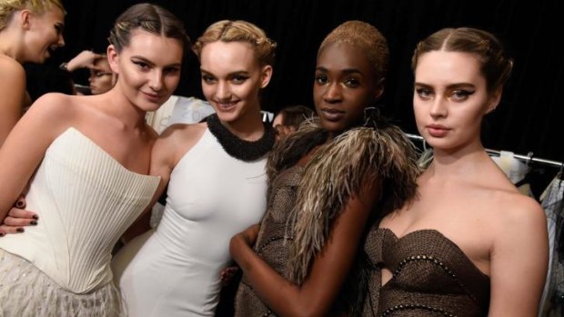 Backstage at MSFW: Designer runway show at Town Hall