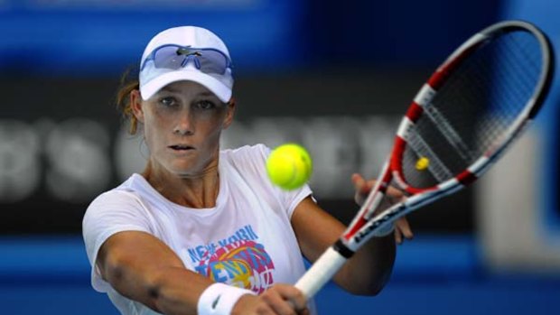 Samantha Stosur will focus on her own form as she goes into the first round playing an unknown teenager.