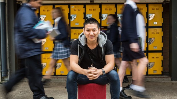 Vincent Shin is Australia's first school lawyer and represents students and their parents at the Grange P-12 College in Hoppers Crossing. 