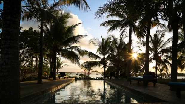 One of three swimming pools at Ibo Island Lodge, Mozambique.