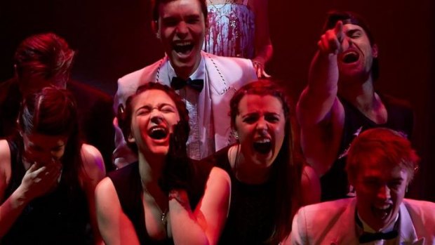 It's a scream: There are plenty of laughs amid the bad-taste horror of <i>Carrie the Musical.</i>