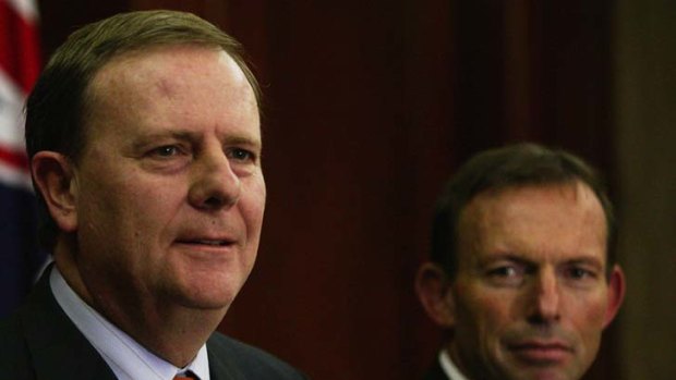 Criticism ... Peter Costello has questioned Tony Abbott's reluctance to embrace changes to industrial relations.
