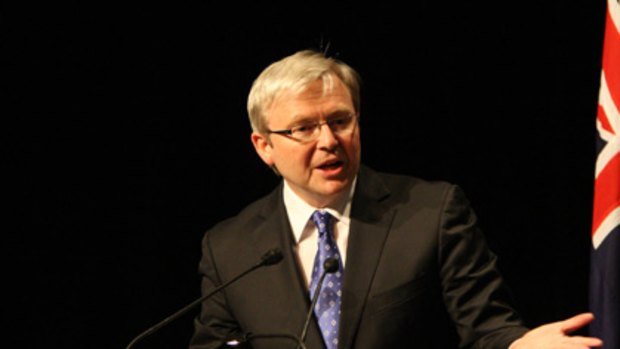 Prime Minister Kevin Rudd's attempt at Chinese translation burns in his memory.