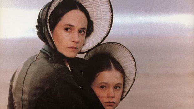 Holly Hunter and Anna Paquin in Jane Campion's <em>The Piano</em>.