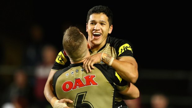 Four weeks out: Penrith's Dallin Watene-Zelezniak will be out until week three of the NRL season after suffering a knee injury.
