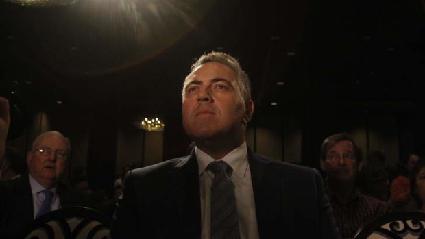 All worked out: Joe Hockey.