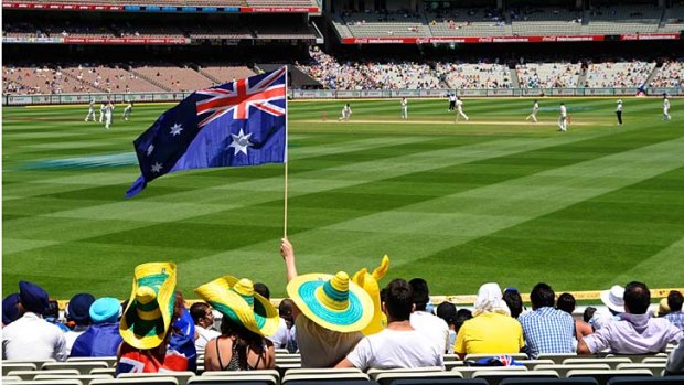 Big crowds are expected ... the upcoming Boxing Day and new year's Test. Above, last year's cricket event on December 26.