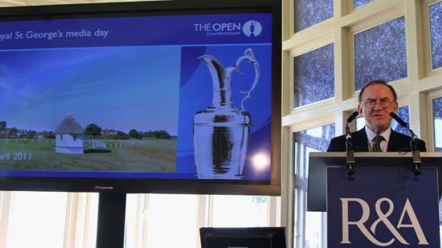 "We are running a golf tournament rather than a social-engineering project" ... R&A head Peter Dawson.