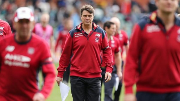 Paul Roos was the first premiership coach the Demons have snared since Ron Barassi returned in 1981.