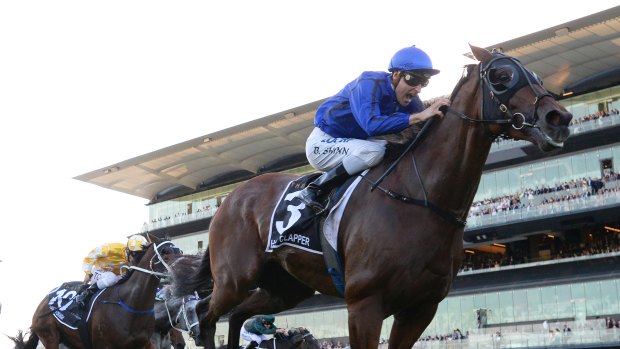 All-Star favourite: Happy Clapper wins last year's Doncaster Mile 