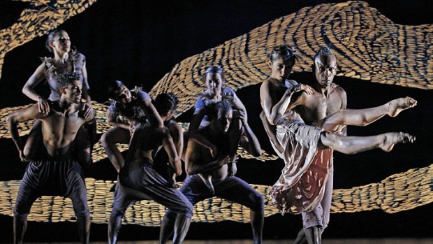 The world premiere of Bangarra Dance Theatre's Belong is taking place at QPAC in Brisbane.