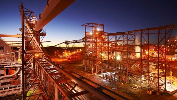 Top 20 emitter: BHP's processing plant near the Olympic Dam mine.
