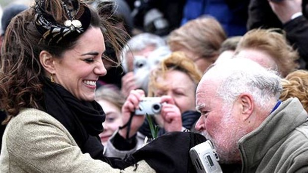 Kate Middleton wowed the people who came to see her.