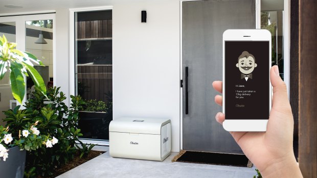 Chester is a smart lock-box which accepts deliveries from anybody but, once locked, will only open for its owner.
