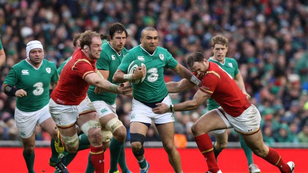 Out with a knee problem: Simon Zebo.