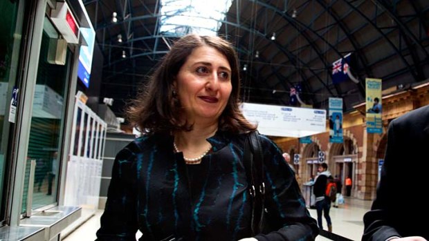 "Changing culture is a huge task" ... Transport Minister Gladys Berejiklian.