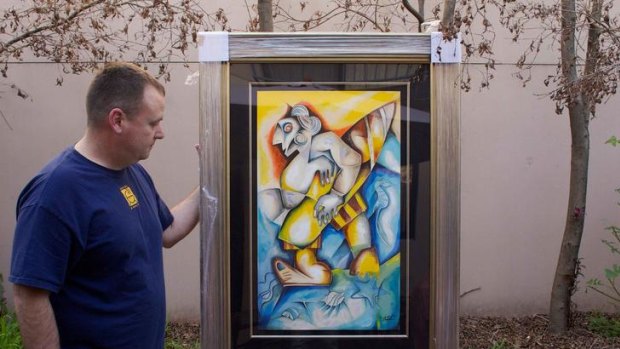 Jason Hall spent almost $20,000 at a cruise ship art auction, only to find his 'investment' was worth almost nothing on the art market.